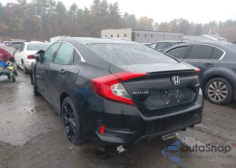 2020 Honda Civic Sport from USA, damaged, VIN 19XFC2F8XLE021167